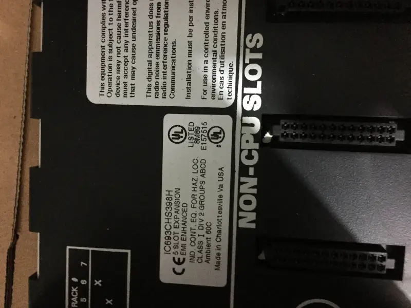 IC693CHS398H GE 9