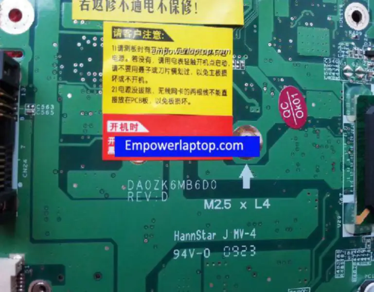 Základní deska Acer Aspire 5739 5739G PM45 DA0ZK6MB6D0