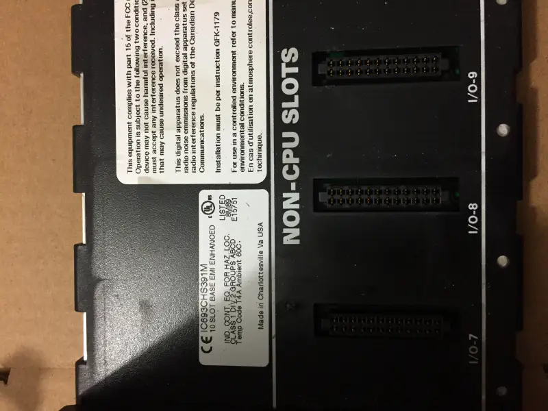IC693CHS391M GE 9