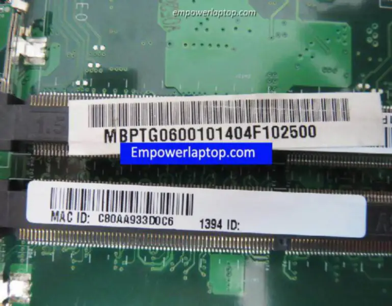 Základní deska Acer DAZR7BMB8E0T 5745 P N MBPTG06001