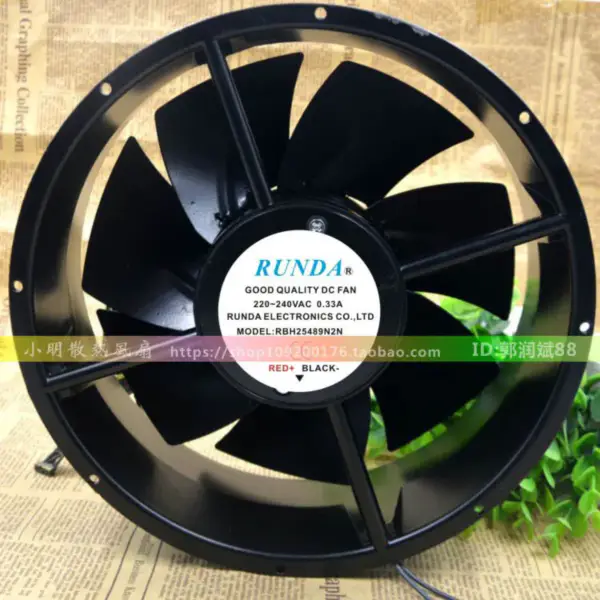 Ventilátor RUNDA 220v 0,33A 25489 RBH25489N2N