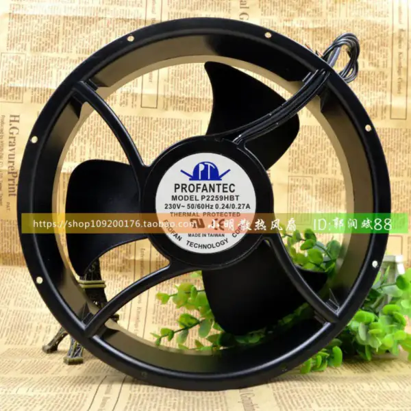 PROFANTEC P2259HBL 25489 254*89MM 230V ventilátor