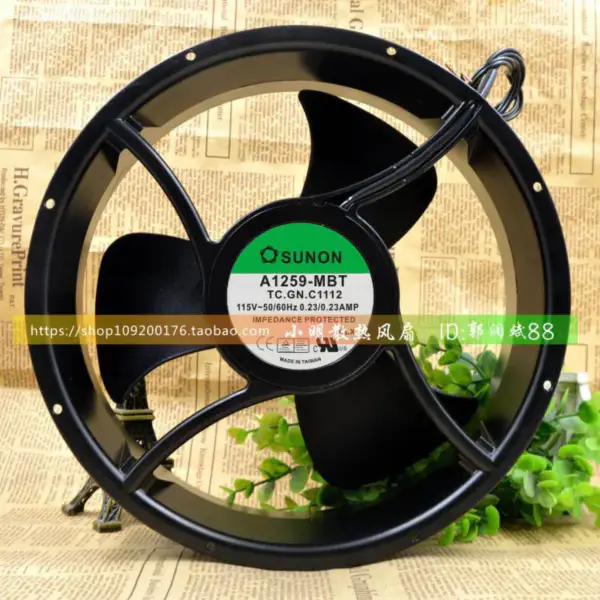 SUNON A1259-MBT TC.GN 25489 Ventilátor 25,4 cm 115V 0,23 A