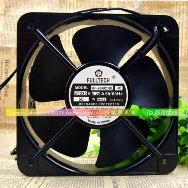 ventilátor 20060 20cm 220v UF-206023BL