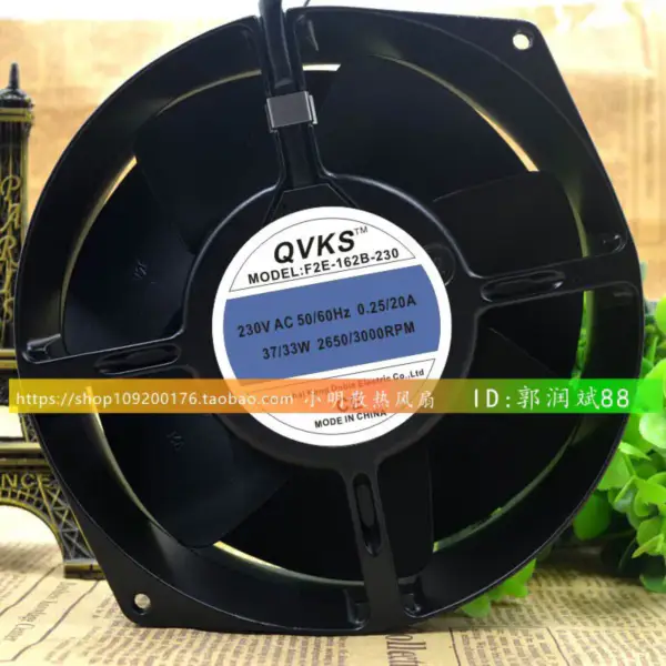 QVKS F2E-162B-230 17055 ventilátor ventilátoru