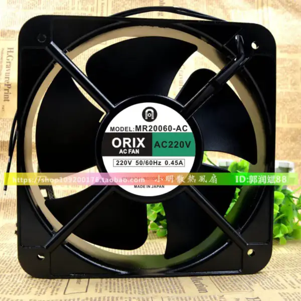 MR20060-AC MR22060-AC AC220V Ventilátor ORIX