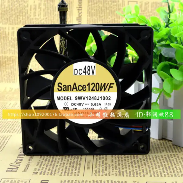 SANYO 9WV1248J1002 12038 48V 0,65A 12CM ventilátor