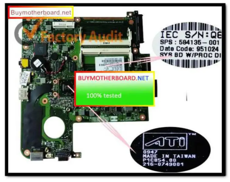 Základní deska HP TM2 584135-001