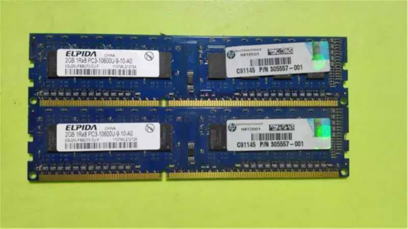 2GB 1RX8 PC3-10600U-9-10-A0 E