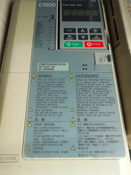 CIMR-EB4A0018FAA 380V7,5KW