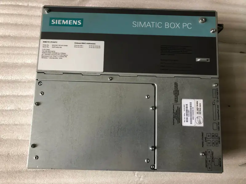 Siemens IPC627C 6ES7647-6CH30-0AB0