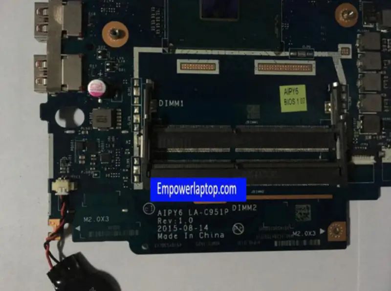 Lenovo ideapad Y700-14ISK AIPY6 LA-C951P 5B20K44717 základní deska SR2F0 I5-6300HQ CPU DDR4 R9 M375 2G