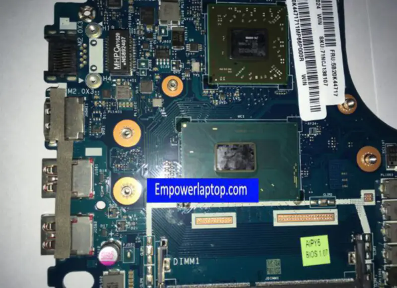 Lenovo ideapad Y700-14ISK AIPY6 LA-C951P 5B20K44717 základní deska SR2F0 I5-6300HQ CPU DDR4 R9 M375 2G