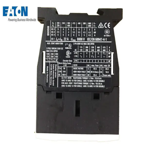 24VDC 50A pro EATON DILM50-22(RDC24) 277844 STYKAČ