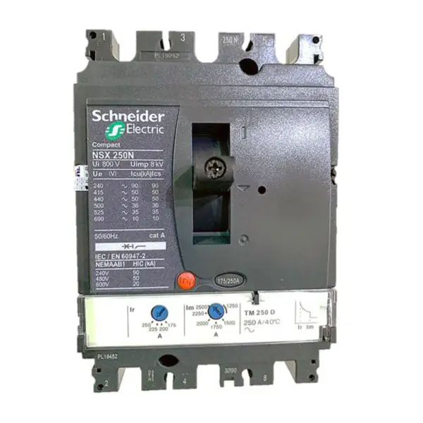 nový a originální NSX250N LV431830 3P 250A Merlin Gerin Schneider Compact MCCB Molded Case Circuit Breaker