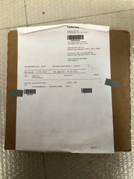 Siemens 6DD 6DD2920-0AA0