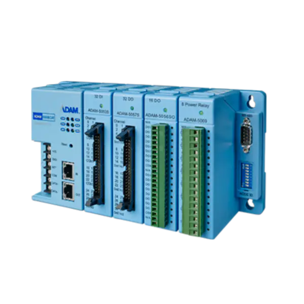 Advantech 4-slotový distribuovaný vysokorychlostní I/O systém pro EtherCAT ADAM-5000/ECAT-AE importér