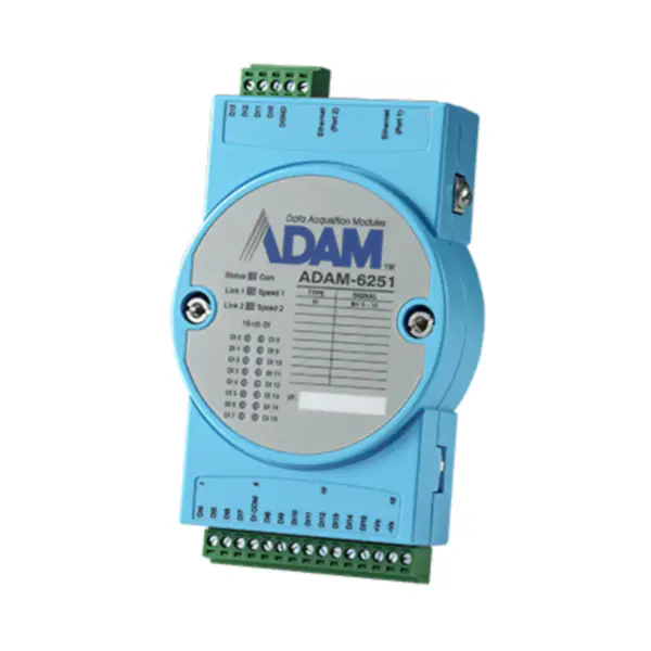 Advantech ADAM-6251-B místo ADAM-6251-AE 16-ch Isolated Digital Input Modbus TCP Module