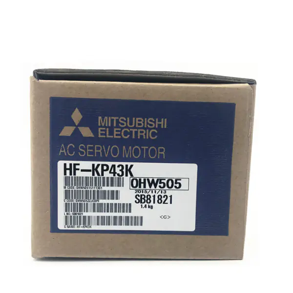 Mitsubishi 400 W elektrický brzdový enkodér Energy Saving Flat Ac Servo Motor 400w HF-KP43K