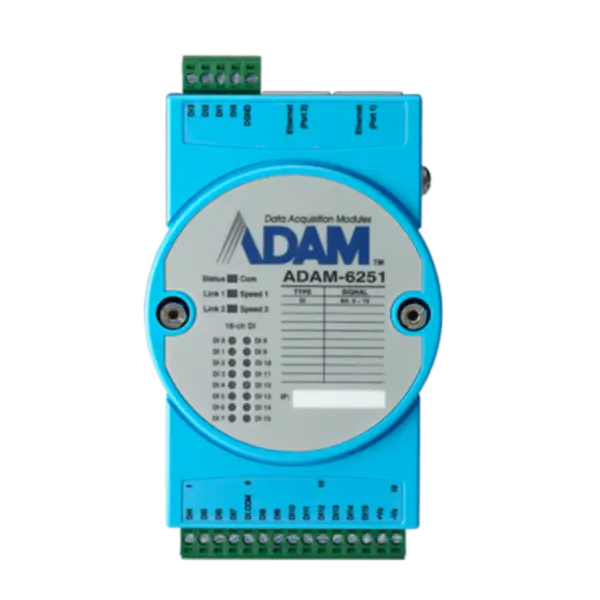 ADAM-6251-AE Advantech 16-ch Isolated Digital Input Modbus TCP Module