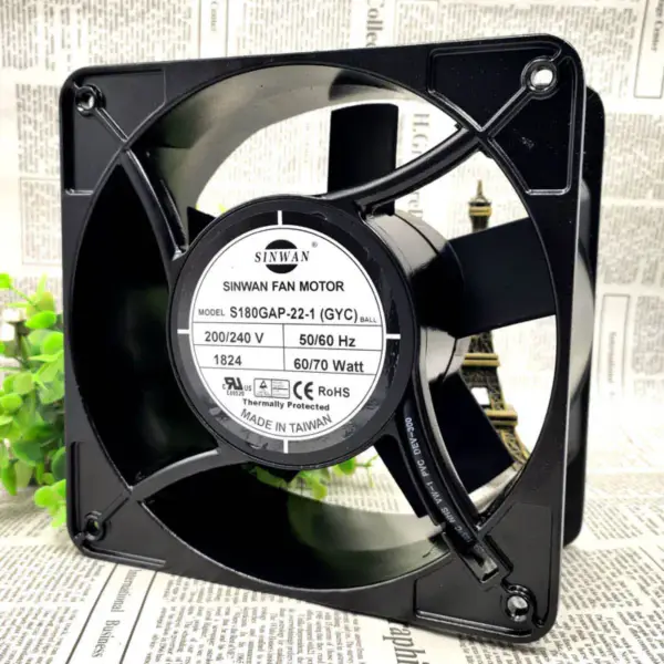 SINWAN S180GAP-22-1 17689 200V 17,6 cm 60W ventilátor