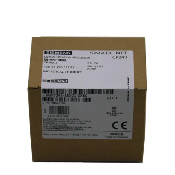 Komunikační procesor Siemens S7-200 řady CP243-1 PLC 6GK7243-1EX01-0XE0