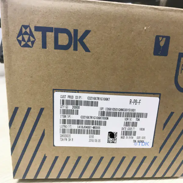 MLCC SMD 106 Kondenzátor, keramický, 10uf, 16V, TDK nové a elektronické komponenty C3216X7R1C106