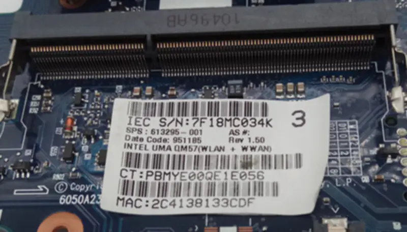 Základní deska HP 6450B 6550B 613295-001