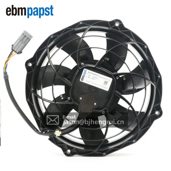 Ebm papst W3G300-BV25-33 W3G300-QX25-33 26VDC 380W EC chladicí ventilátor pro automobilovou klimatizaci
