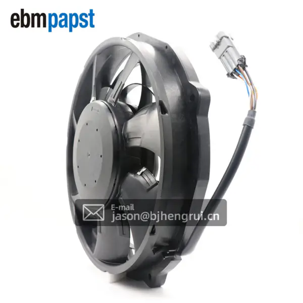 Ebm papst W3G300-BV25-33 W3G300-QX25-33 26VDC 380W EC chladicí ventilátor pro automobilovou klimatizaci