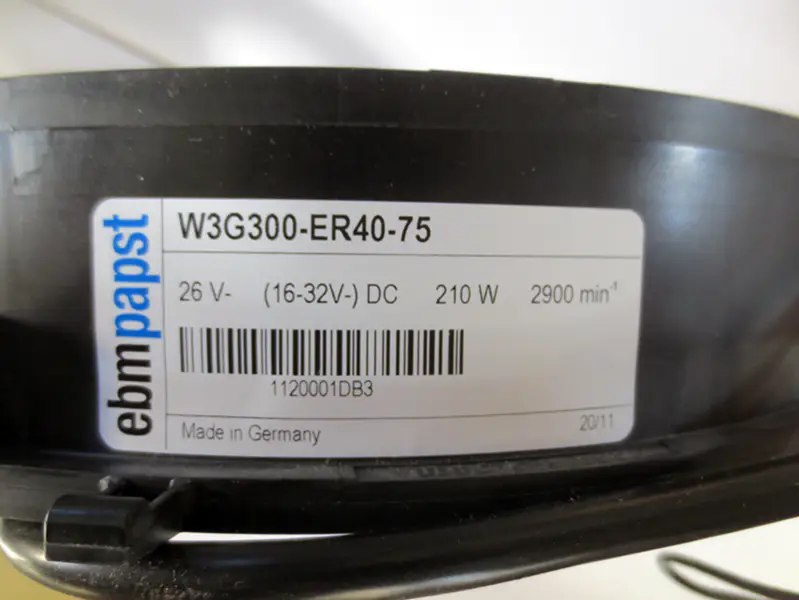 Ebmpapst W3G300-ER40-75 Ventilátor