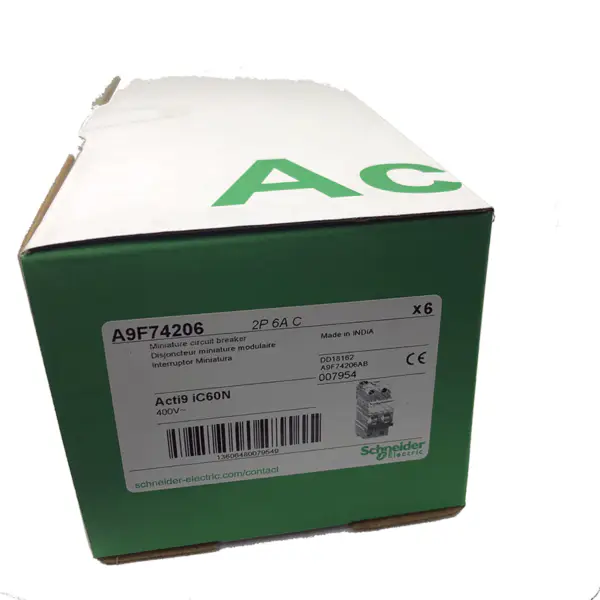 rychlá expedice A9F74206 2P 6A Schneider Acti 9 IC60N Miniaturní jistič