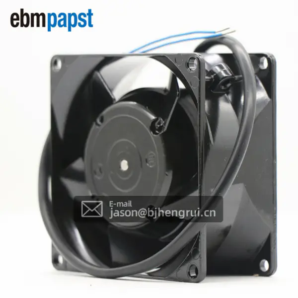Ebmpapst 8556N AC axiální ventilátor průtok vzduchu 230v IP20 80*80*38mm 12W kovový chladicí ventilátor