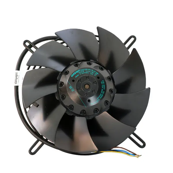 S2D200-BH18-01 Axiální odtok Rotor 200mm 0,17A 68w 400V Axiální ventilátor Elektrický ventilátor pro ovládání skříněk
