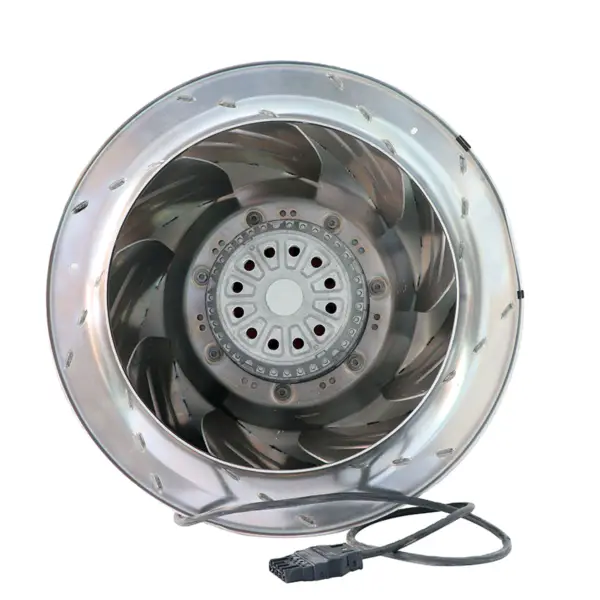 Originální německý odstředivý ventilátor R4D500-AT03-08 400V 3.0A horní ventilátor do skříně