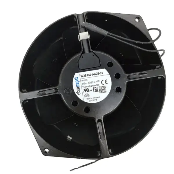 W2S130-AA25-01 150*55mm 115V 41W Vysokoteplotní axiální ventilátor W2S130-AA25-64