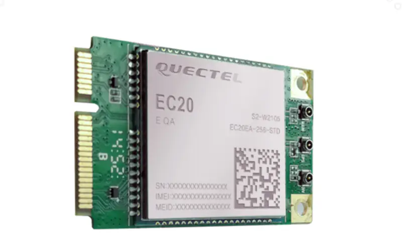 EC20-A/E/C MINI PCIE 4G LTE UMTS/HSPA+/GSM/GPRS/EDGE Modul v modemu bezdrátového komunikačního systému řady EC20 PCIE
