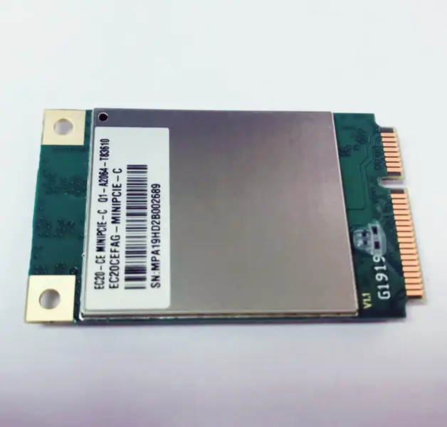 EC20-A/E/C MINI PCIE 4G LTE UMTS/HSPA+/GSM/GPRS/EDGE Modul v modemu bezdrátového komunikačního systému řady EC20 PCIE