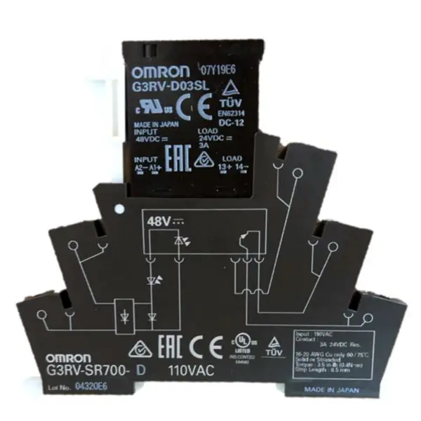G3RV-SR700-D AC110 6,2 mm 110V AC omron Slim I/O relé