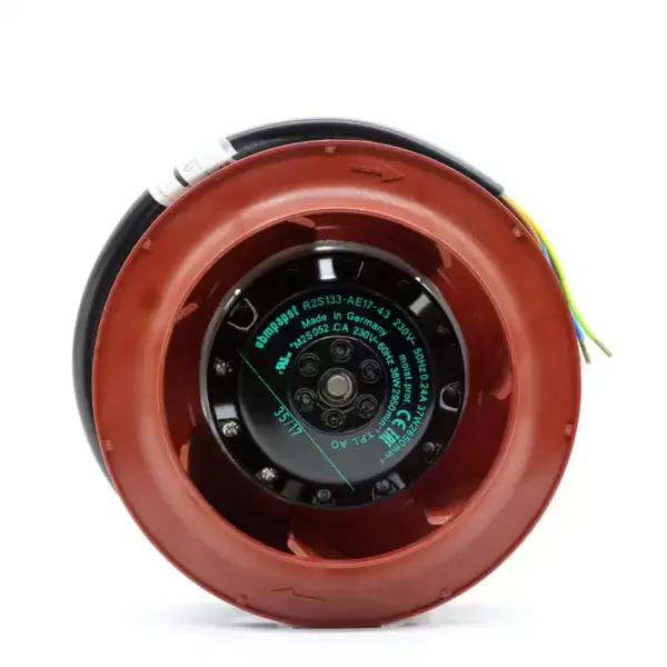 R2S133-AE17-43 36W 0,25A 133mm odstředivý 133mm spirálový ventilátor