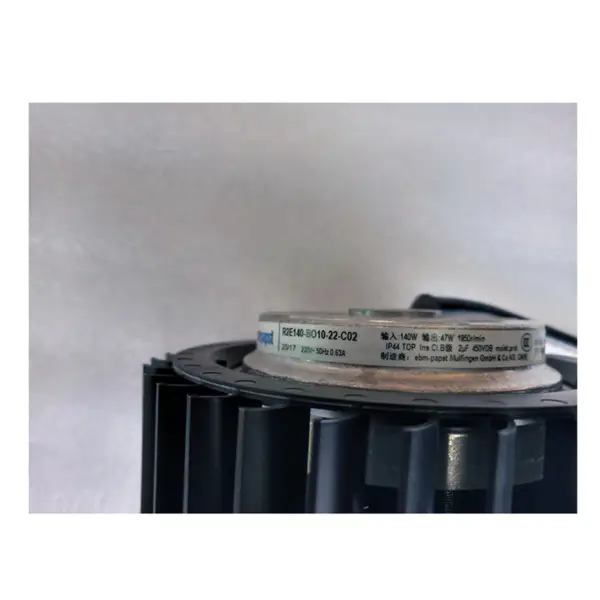 230V 0,63A R2E140-BO10-22/C01 turbo AC odstředivý ventilátor čištění vzduchu Ventilátor