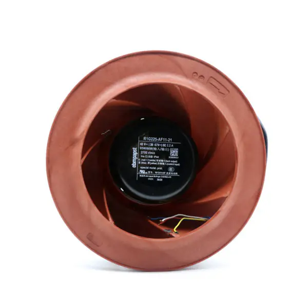 Ebmpapst R1G225-AF11-21 225mm 95W 2.2A EC zpětně zakřivený odstředivý ventilátor do síťové skříně