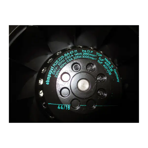 Ebm papst R2E225-BA47-11 230V 0,63/0,9A Celokovový odstředivý ventilátor