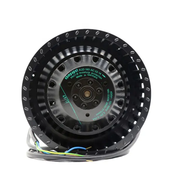 Originální odstředivý chladicí ventilátor Ebmpapst R2D140-AC02-14 230VAC 165W 140MM M2D068-DF pro servomotor měniče