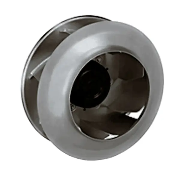 R3G355-AY43-21 AC200-277V 50/60Hz 355mm kulatý 1400W 2450RPM odstředivý ventilátor