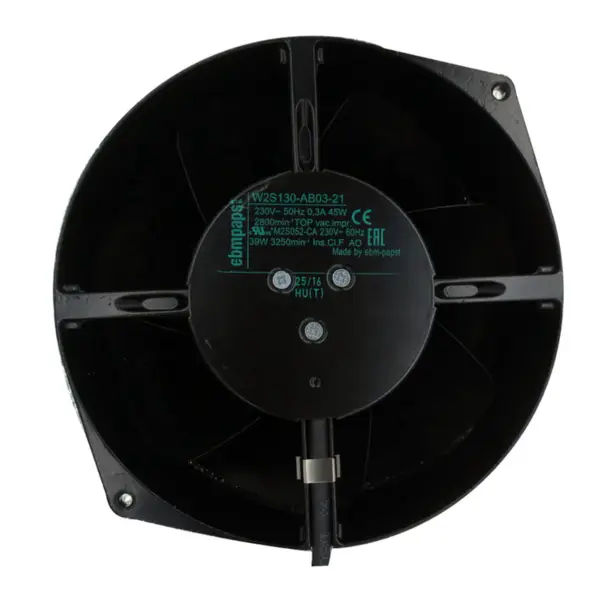 W2S130-AB03-21 EBM 170*150*55mm 220V celokovový axiální ventilátor