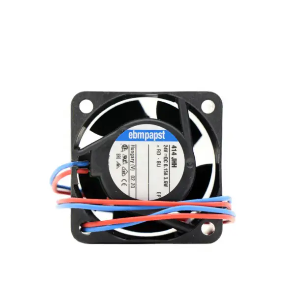 414JHH EBM PAPST Chladicí ventilátor 40*40*25mm 24V 3,6 W 414JHH 2-vodičový invertorový ventilátor