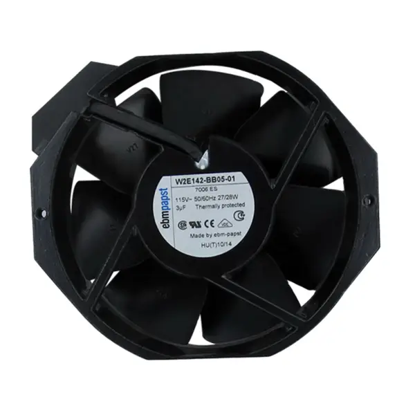 115V 27W2800RPM W2E142-BB05-01 AC trubkový axiální ventilátor Kovový chladicí ventilátor