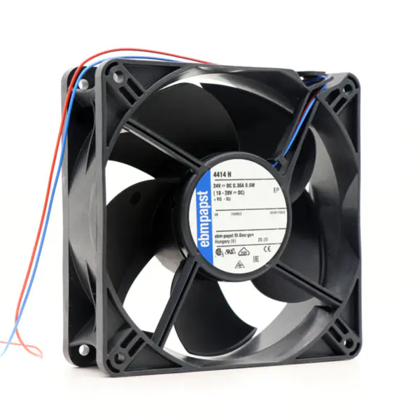 4414H ebmpapst 120*120*38mm 24V 8,6W DC axiální ventilátor chlazení skříně