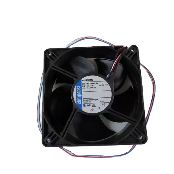 ebmpapst ventilátor 4414/39MU-598 120*120*38mm 24V 4,4W vodotěsný DC ventilátor Průmyslový ventilátor pro automatizační skříňové rozvaděče
